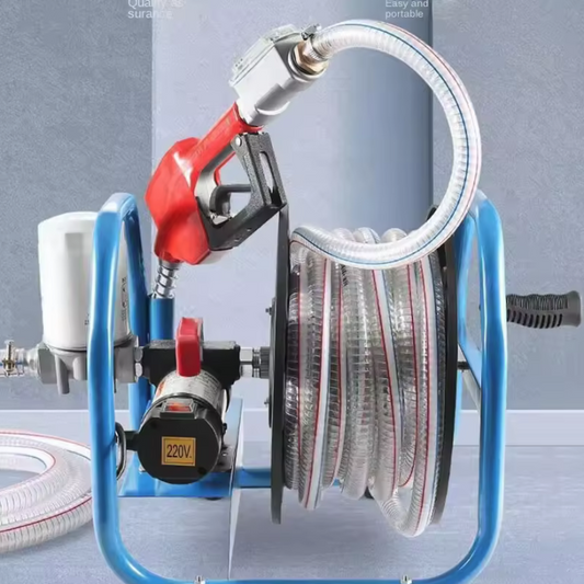 Електрическа помпа за гориво 380W – 50 л/мин, с маркуч и пистолет-T605