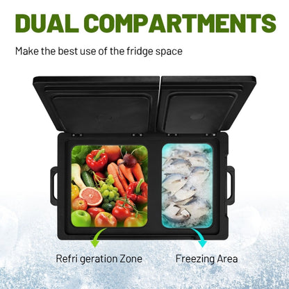 Хладилна кутия за автомобил и къмпинг Alpicool CD45 – 30 л, две отделения, 12V / 24V / 220V T730