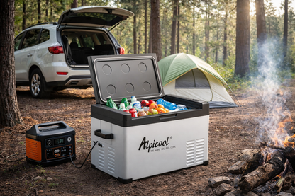 Alpicool 30L Компресорен Авто Хладилник и Фризер -20°C | 12V / 24V / 220V | Портативна Хладилна Кутия за Кола, Къмпинг и Каравана-Т429