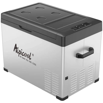 Alpicool 40L Компресорен Авто Хладилник и Фризер -20°C | 12V / 24V / 220V | Портативна Хладилна Кутия за Кола, Камион, Къмпинг и Каравана-T430