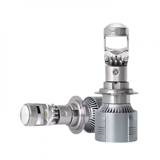Диодни крушки H7 LED с лупа 120W 6000K – Комплект 2бр