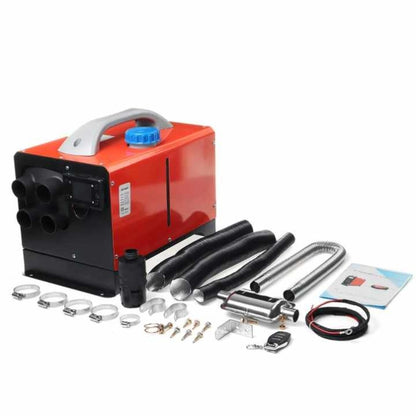 Дизелова суха печка с куфар и алуминиево ядро, 12V/24V 8KW T522