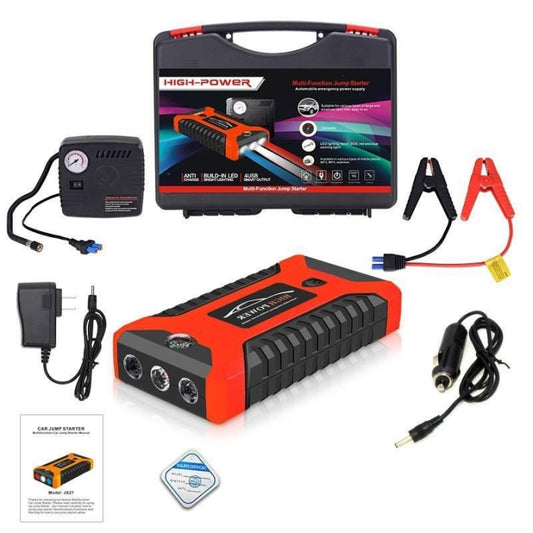Автомобилен Стартер за Акумулатор Jump Starter 99800mAh, 12V, 600A с Компресор