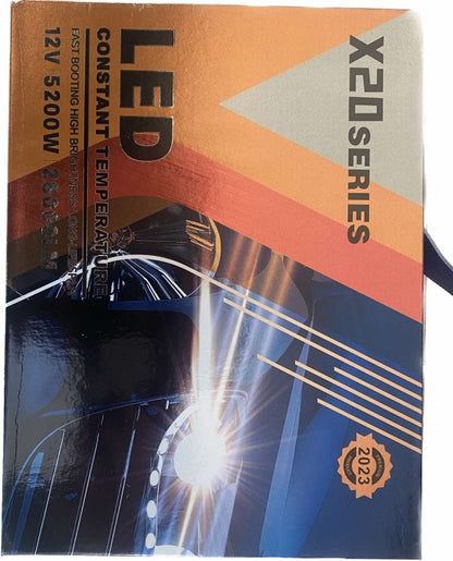 Диодни LED крушки H7 12V – X20 300W 14000LM, 6000K, IP65